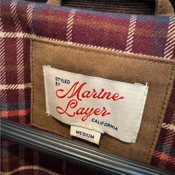 Marine Layer Riley Waxed Barn Jacket size medium sold out! - Picture 11 of 11